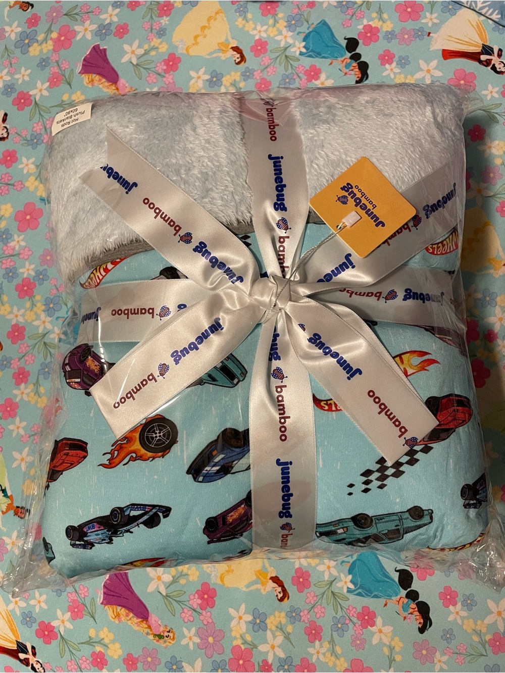 Junebug Bamboo Hot Wheels Hot Rods Bamboo Plush Blanket
